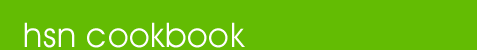 HSN Cookbook